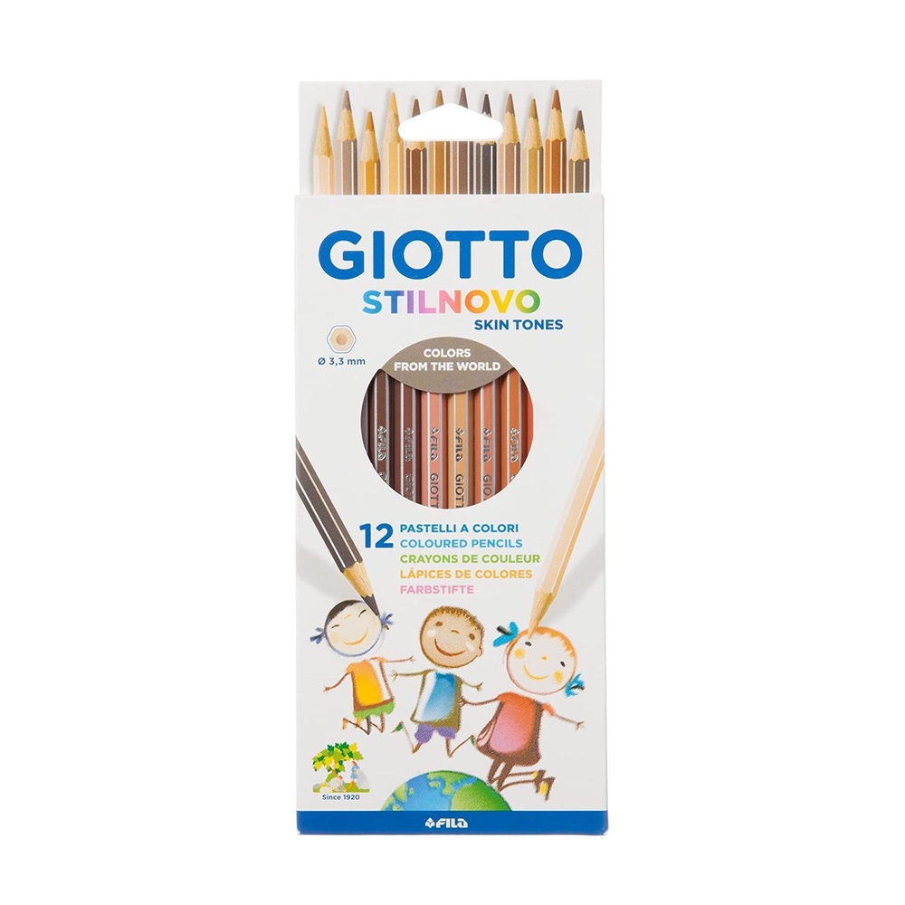 義大利 Giotto 大地色彩色鉛筆 3.3mm 12色 (GOF257400)