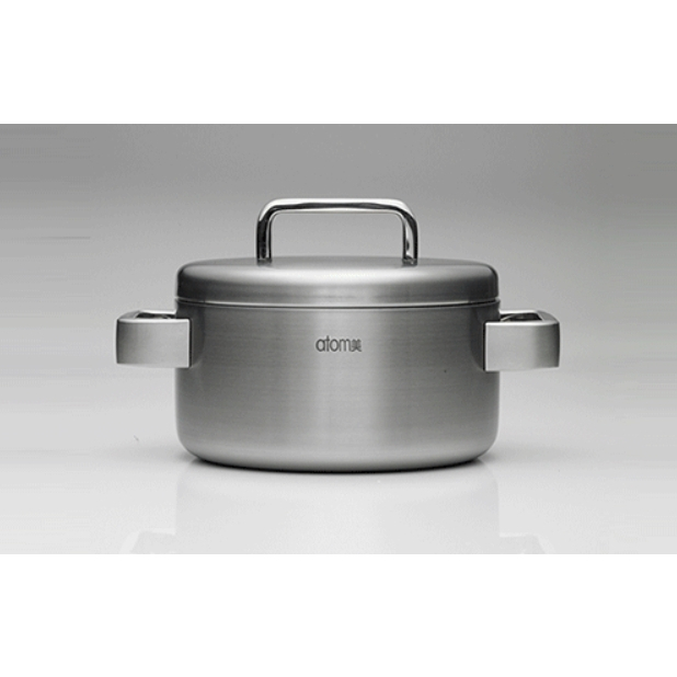 【台灣現貨】艾多美 316 不鏽鋼 湯鍋 2.2公升 醫療級鋼材 5層複合金 簡約設計 韓國製造 18公分