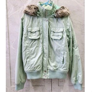 (久放衣領內緣泛黃‼️)【專櫃品牌Metro Jeans】厚舖棉 飛行夾克 飛行外套 保暖外套 夾克