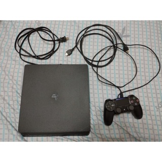 PlayStation 4 PS4 Slim 主機 1TB 極致黑 含盒裝、手把、充電線、HDMI線、電源、二手