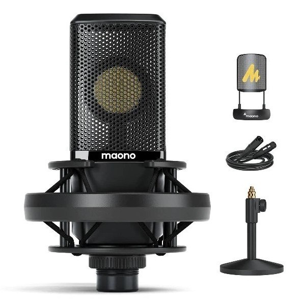 【控光後衛】Maono AU-PM500T XLR 大振膜電容麥克風 公司貨