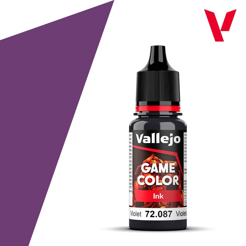 Vallejo AV水漆 遊戲色彩 紫色墨水 17ml 貨號 AV72087