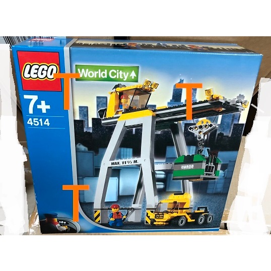 LEGO 樂高 4514 Cargo Crane( CITY 9V火車系列)
