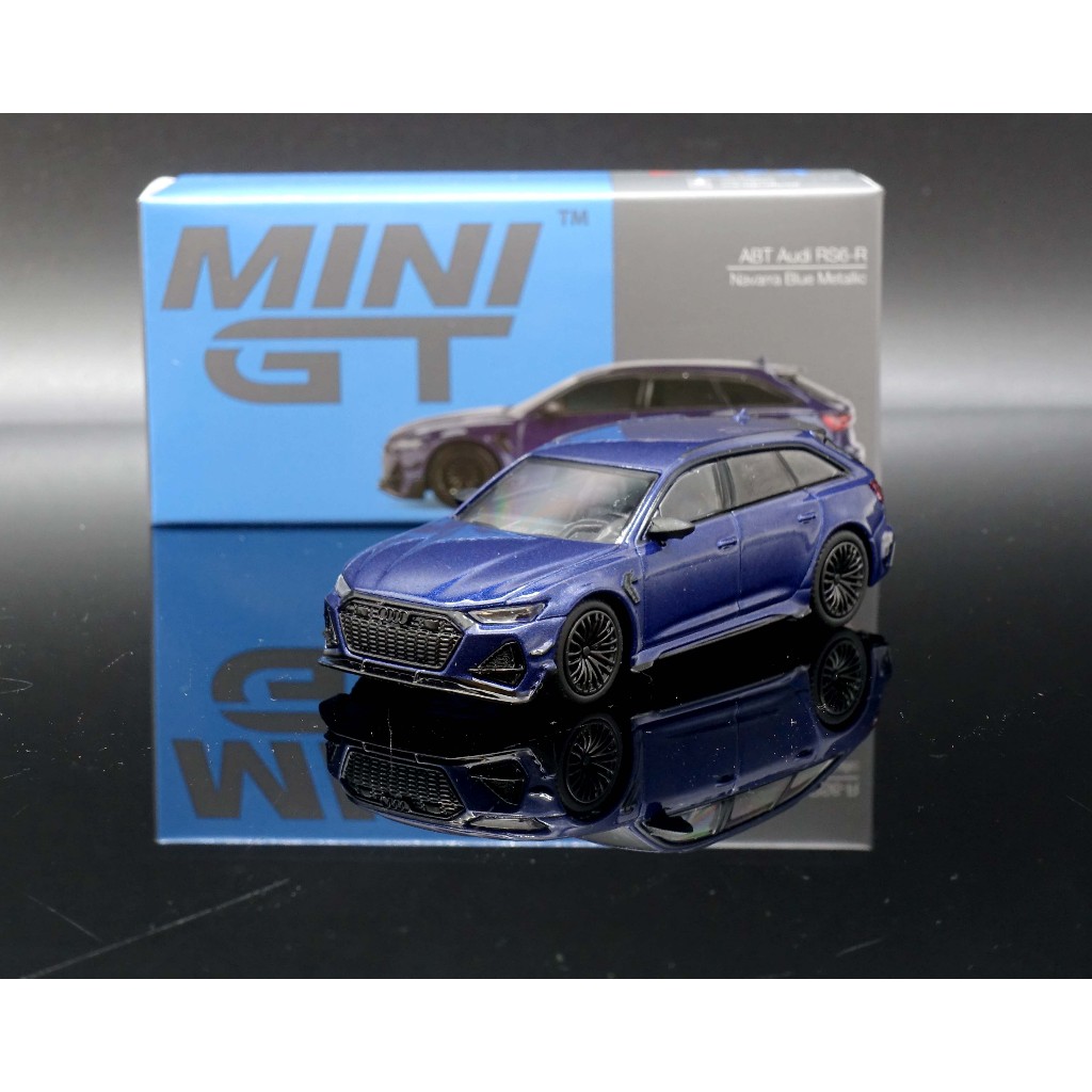 【MASH】現貨特價 Mini GT 1/64 Audi ABT RS6-R Navarra Blue #574 左駕