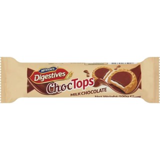 Mcvitie's Digestives Choc Tops Milk Chocolate牛奶巧克力