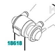 材料王⭐光陽 Easy 50 4U 50 空氣噴射控制閥 噴射控制閥 空氣噴射控制閥門