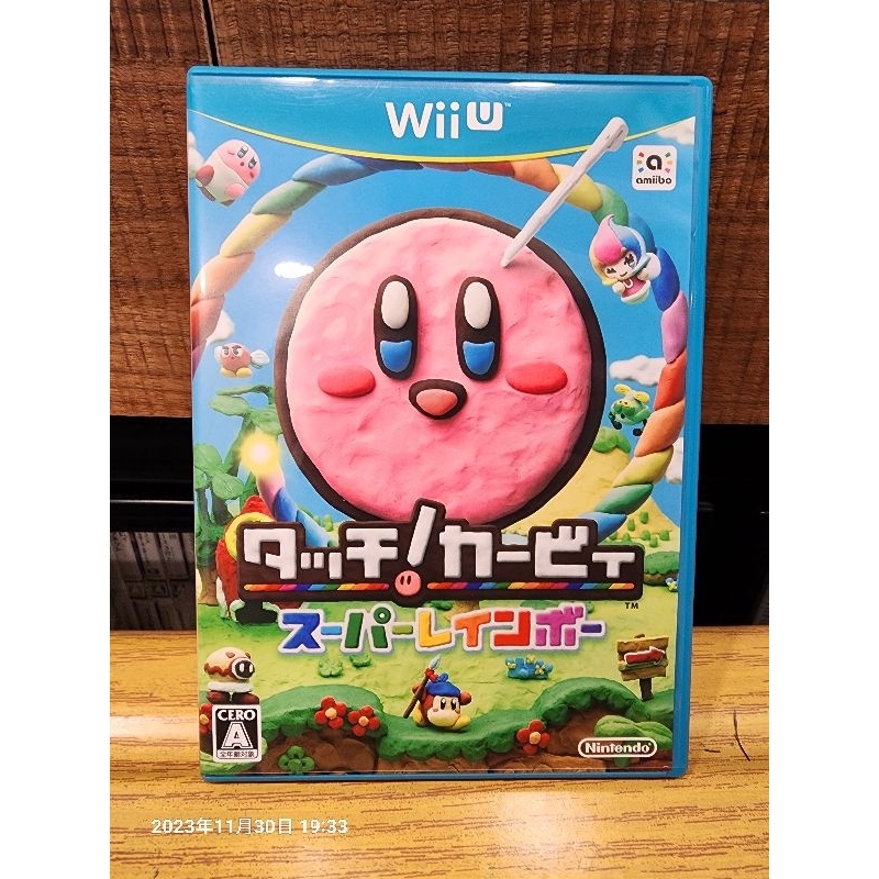 WiiU Wii U 觸摸！卡比 超級彩虹