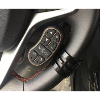 汽車多功能方向盤按鍵8鍵按鍵 無線方控按鍵內外置胎壓檢測器