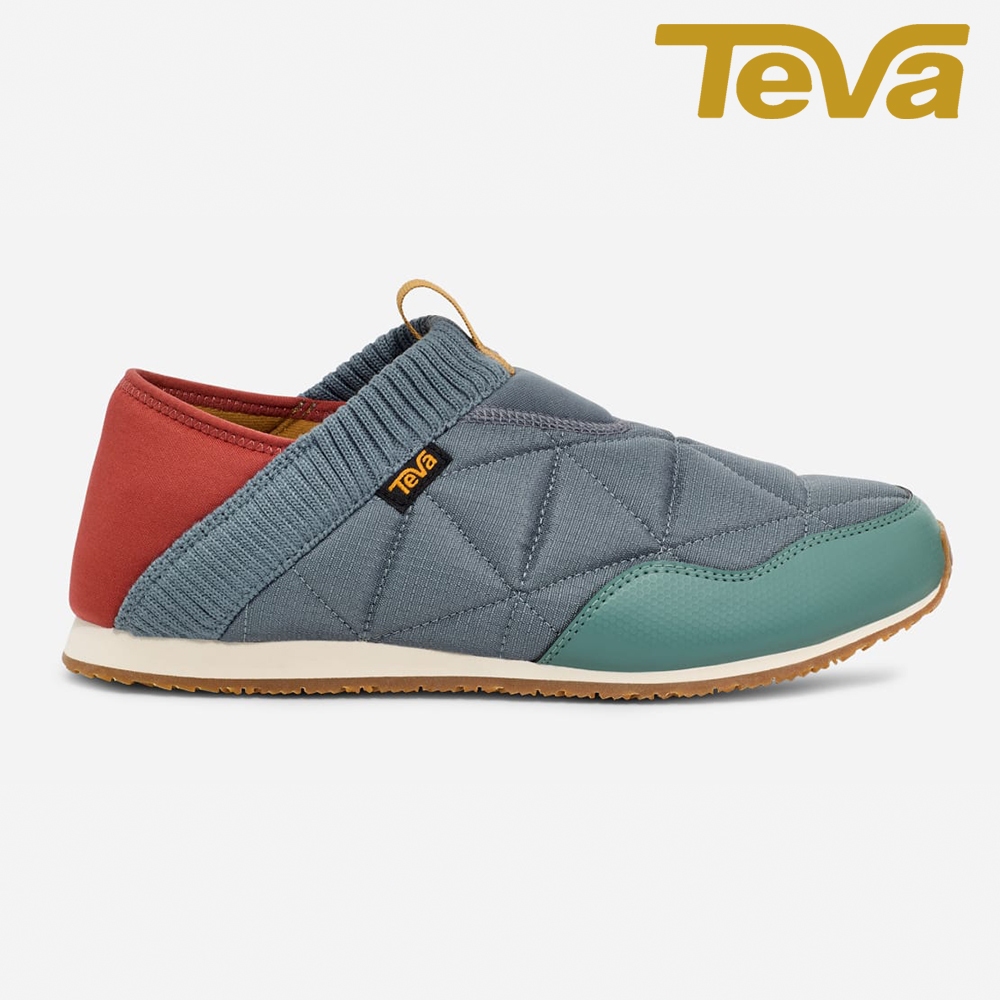 【TEVA】正品 男 Re Ember 兩穿式防潑水法國麵包鞋/休閒鞋/懶人鞋 多彩藍(TV1125472EHML)