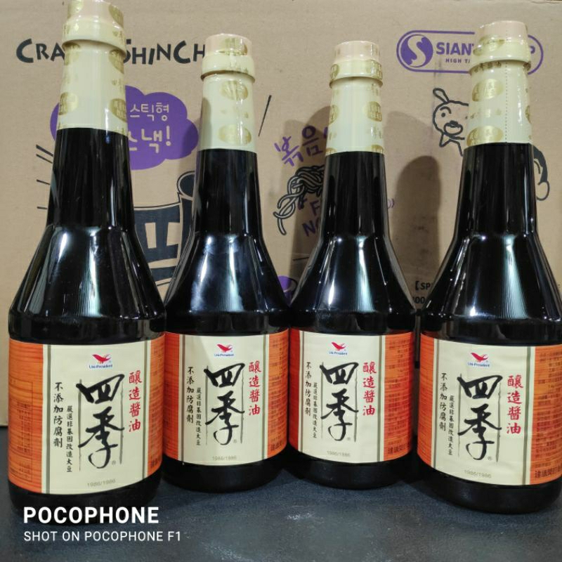 統一四季釀造醬油870ml