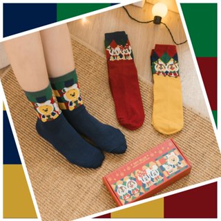 天藍小舖-迪士尼系列聖誕祈願襪子禮盒(三件組)-單1款-A29290033