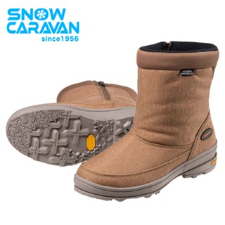 【Caravan】日本製 原廠貨 女 保暖防水中筒雪靴 3E寬楦/登山/休閒鞋/旅行 淺棕(SHC 31W)
