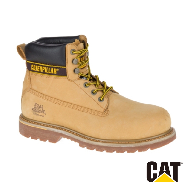 【CAT】男 HOLTON SRC 經典鋼頭鞋 黃靴 - 708215 - 黃色