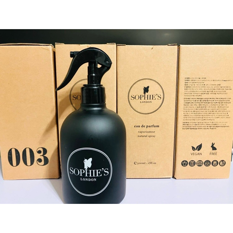 SOPHIE’S LONDON英國倫敦天然香水噴霧 大容量 500ml ( 003小蒼蘭 )