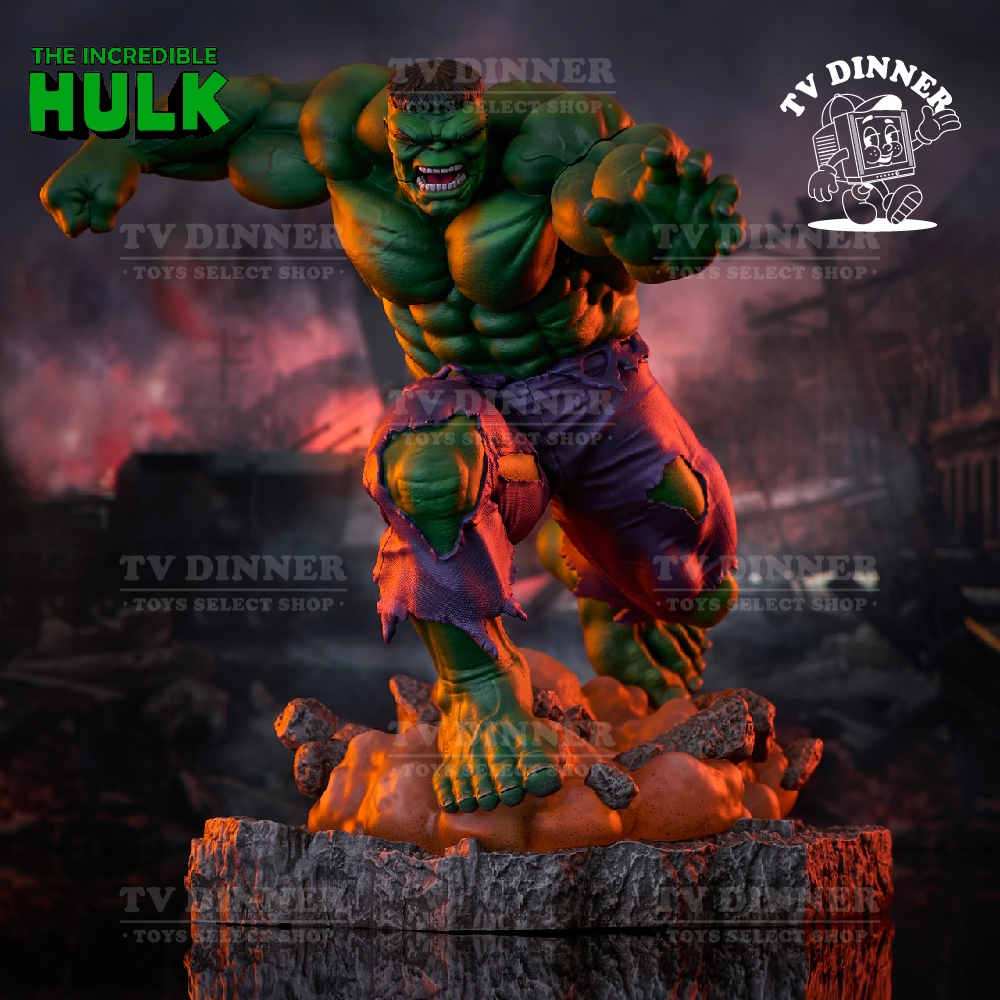 ❰電視晚餐❱ ❰預購❱ Marvel 漫威 漫畫版 綠巨人浩克 浩克 Hulk 11.5吋 人物場景雕像