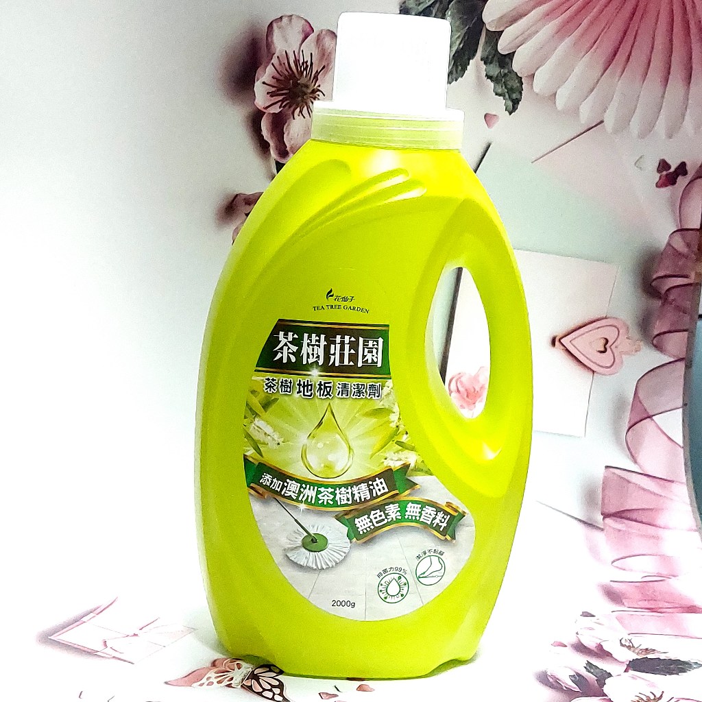 【現貨]茶樹莊園 茶樹地板清潔劑2000g(24H快速出貨)，超商取貨限2瓶