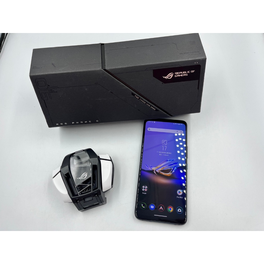 (台中手機GO)ASUS 華碩 Phone ROG 6D Ultimate 16+512 9成5新 原廠保固內