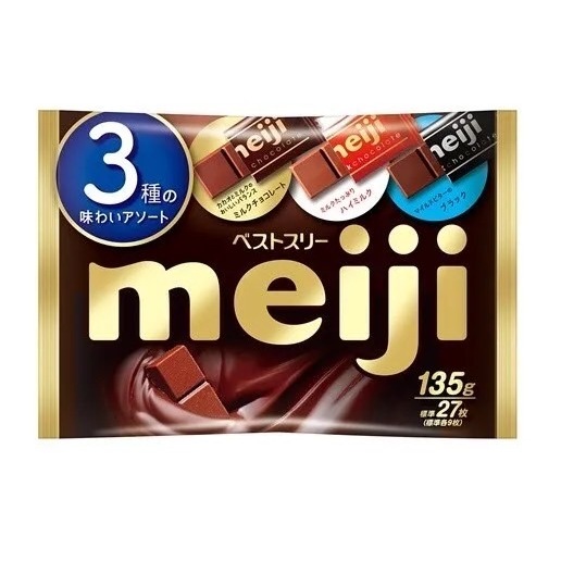 🇯🇵《日本零食》Meiji明治綜合可可糖/Meiji Best 3明治巧克力/原味巧克力/牛奶巧克力/黑巧克力/巧克力片