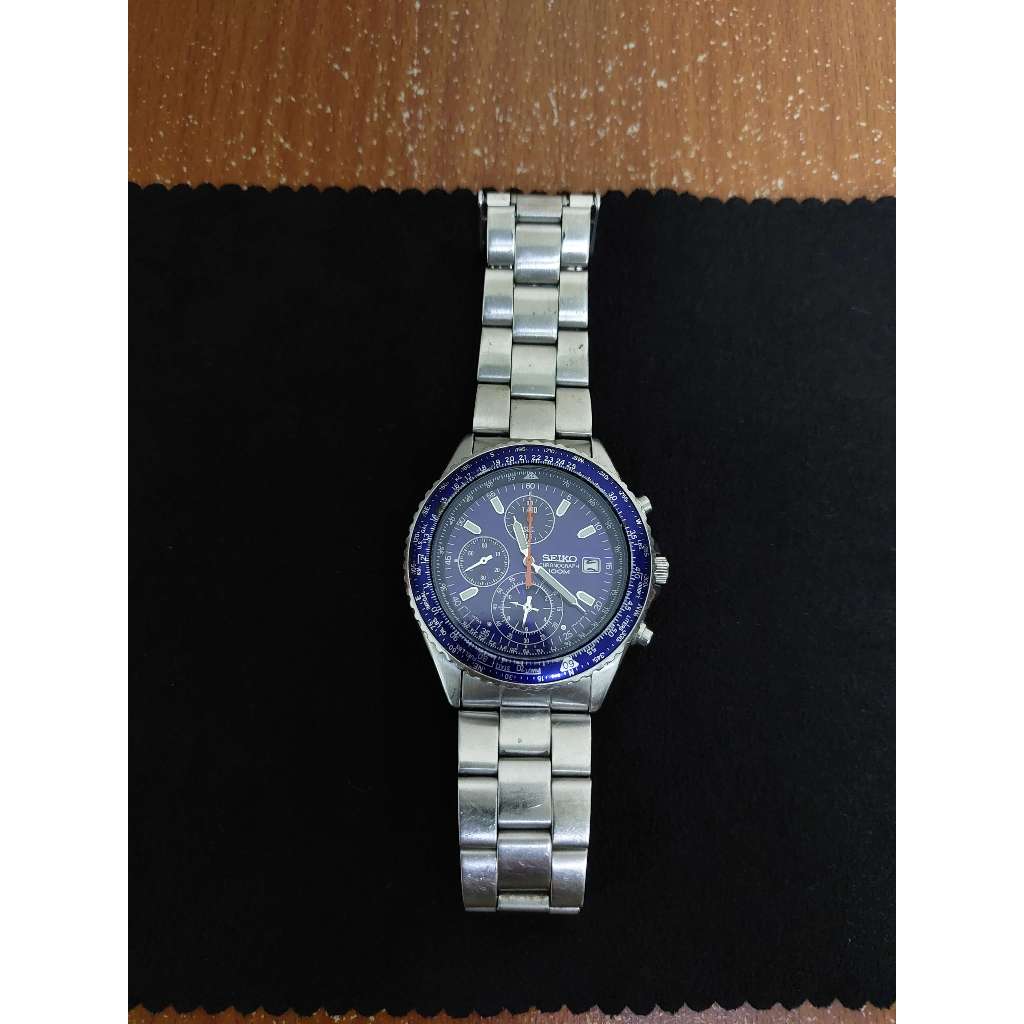 日本製 精工 Seiko Chronograph 7T92 三眼 機師飛行錶