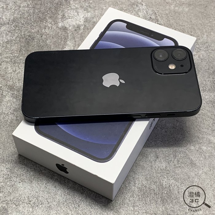『澄橘』Apple iPhone 12 MINI 128G 128GB (5.4吋) 黑 二手《歡迎折抵》B02139