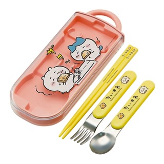 吉伊卡哇 chiikawa Skater日本製 餐具組 兒童餐具 筷子 湯匙 刀叉 Ag+抗菌加工 ti144