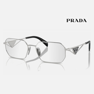 PRADA VTR A53 普拉達品牌眼鏡｜三角Logo設計 幾何方形全框眼鏡架 女生品牌眼鏡框【幸子眼鏡】