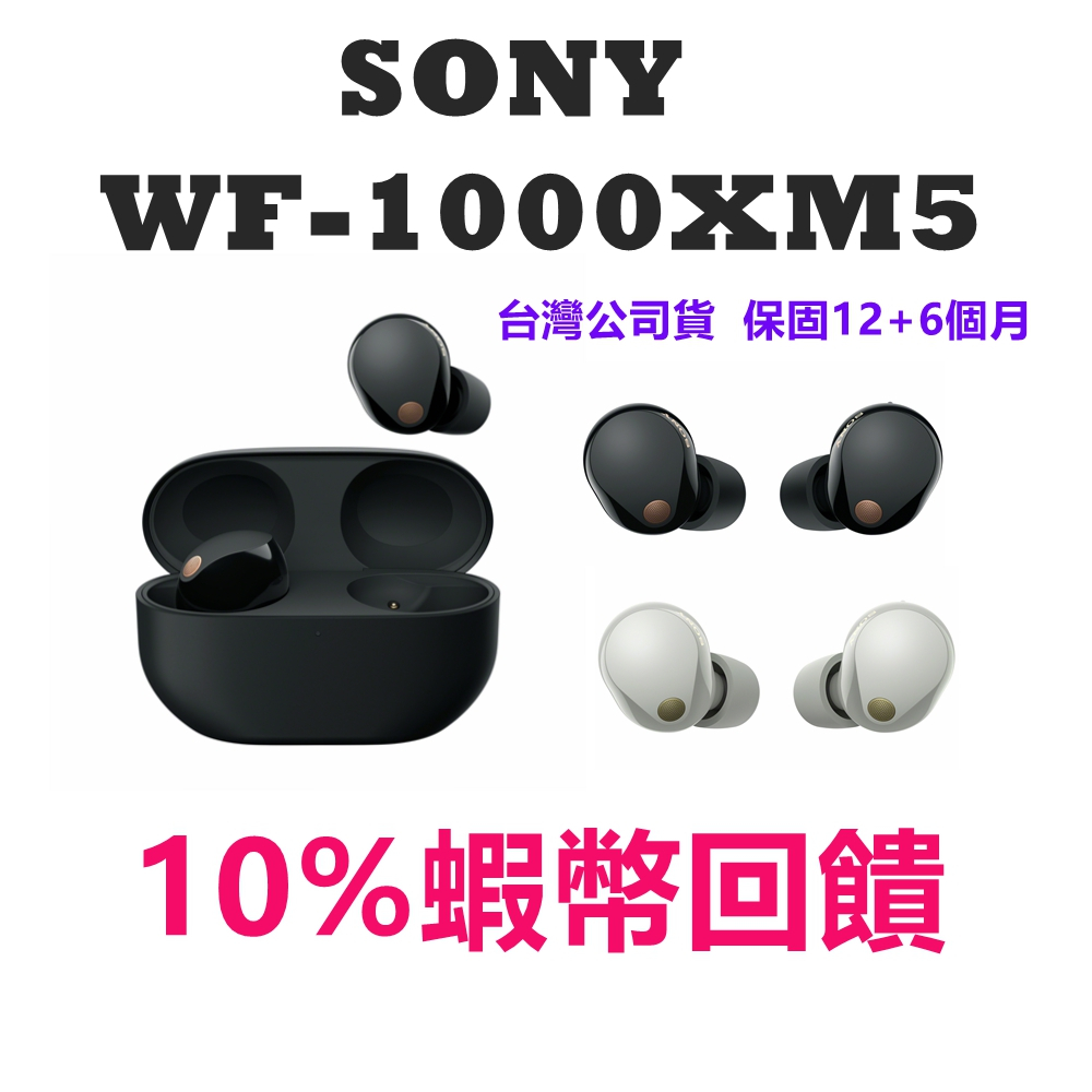 SONY WF-1000XM5 真無線 降噪 藍牙耳機 WF1000XM5 保固12+6個月