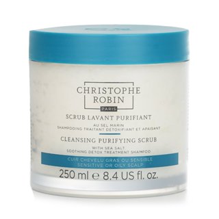 CHRISTOPHE ROBIN - 海鹽舒緩頭皮潔淨霜（舒緩排毒洗髮水） - 敏感或油性頭皮 - 250ml/8.4o