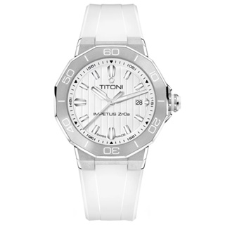 【私聊甜甜價】TITONI 梅花錶 CeramTech 高科技陶瓷 潛水機械腕錶 83765S-WW-711
