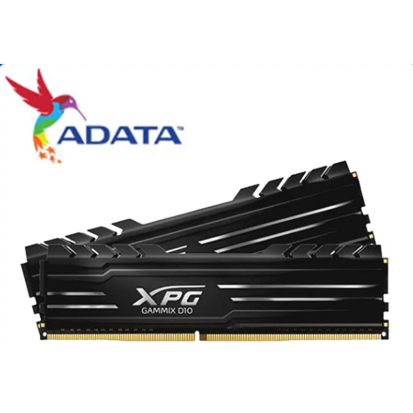 威剛 XPG DDR4 3200 D10 16GB*1 超頻桌上型記憶體 (黑色散熱片)