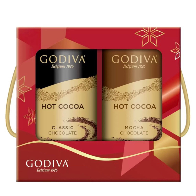 🌈COSTCO👉GODIVA 罐裝巧克力可可粉禮盒 410公克 X 2入 #142165#