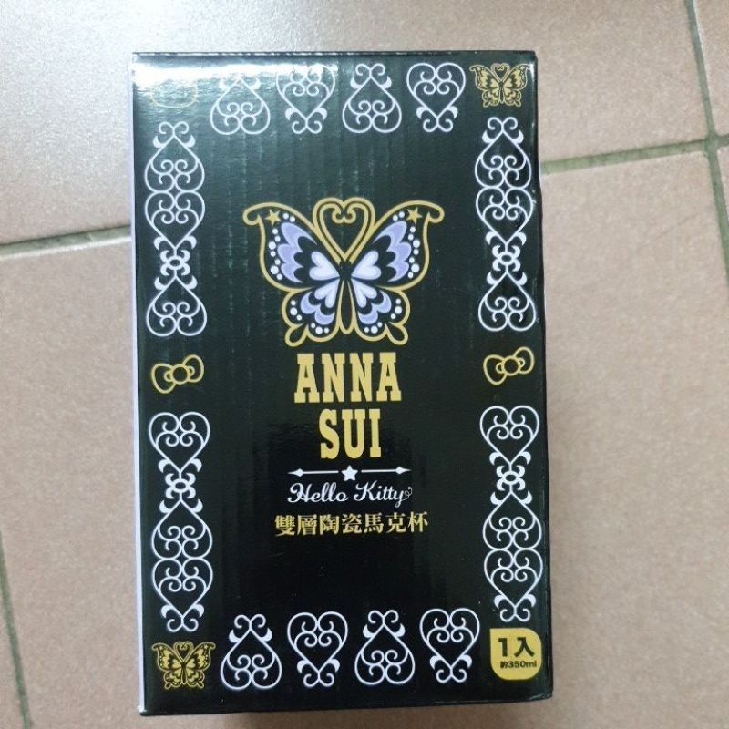 7-11 ANNA SUI &amp; Hello Kitty聯名 雙層陶瓷馬克杯