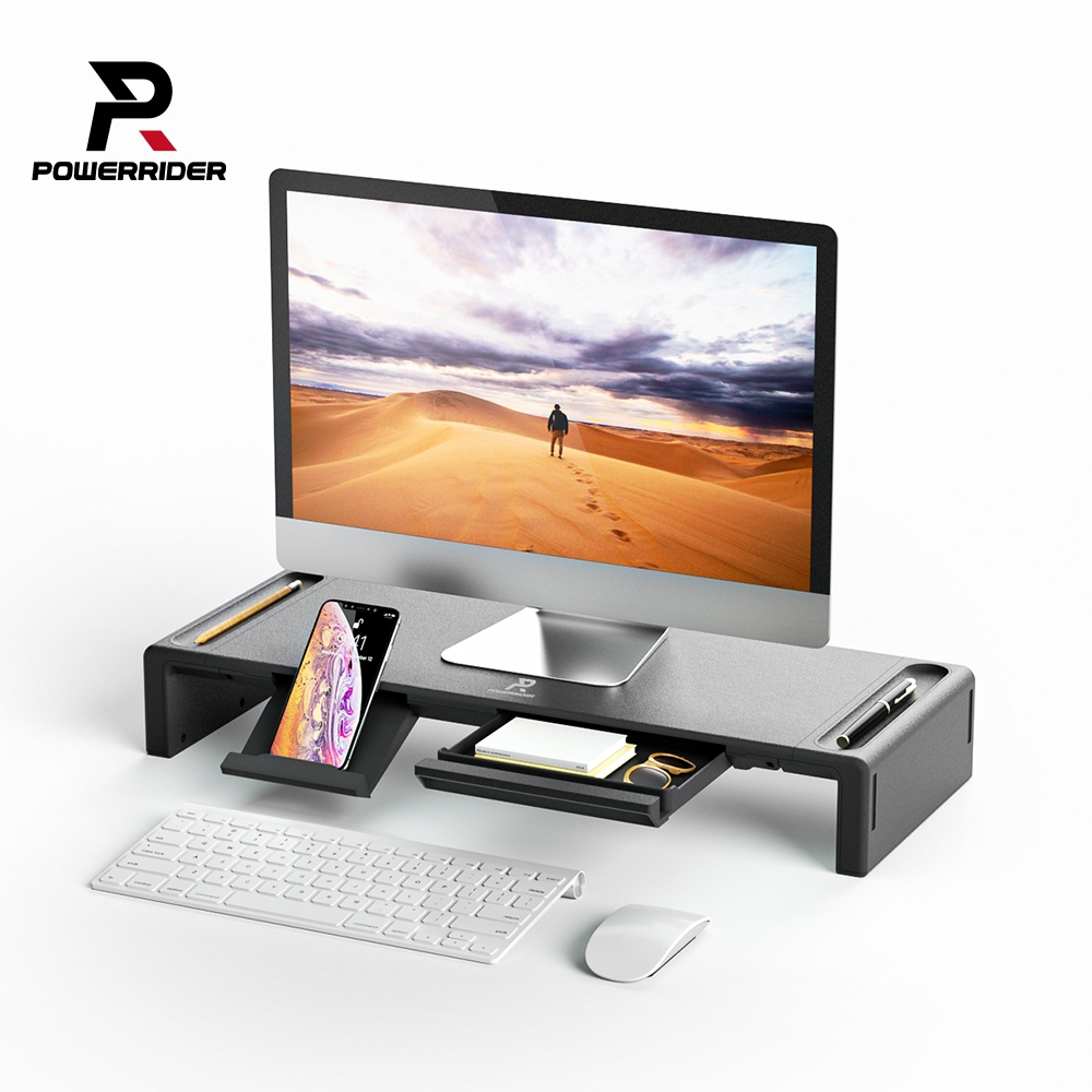 PowerRider T1 Lite 多功能收納螢幕增高支架 電腦支架 螢幕支架 筆電支架