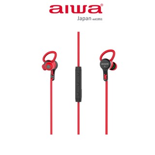AIWA 愛華 耳掛式藍芽運動耳機 EB602 (紅/白 2色)【福利品】