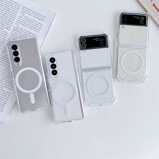 透明氣囊四角防摔三星Galaxy Z Fold 6 543手機殼magsafe磁吸Z Flip6 54 3簡約時尚高階感