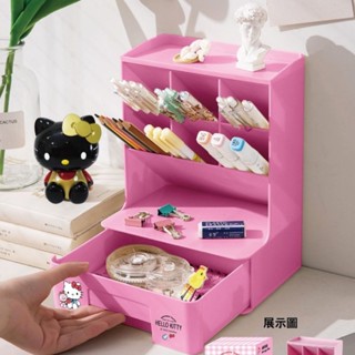 kitty置物盒~kitty桌上收納盒~文具收納櫃~桌上置物櫃~文具收納櫃~kitty收納盒~桌上收納~生日禮物