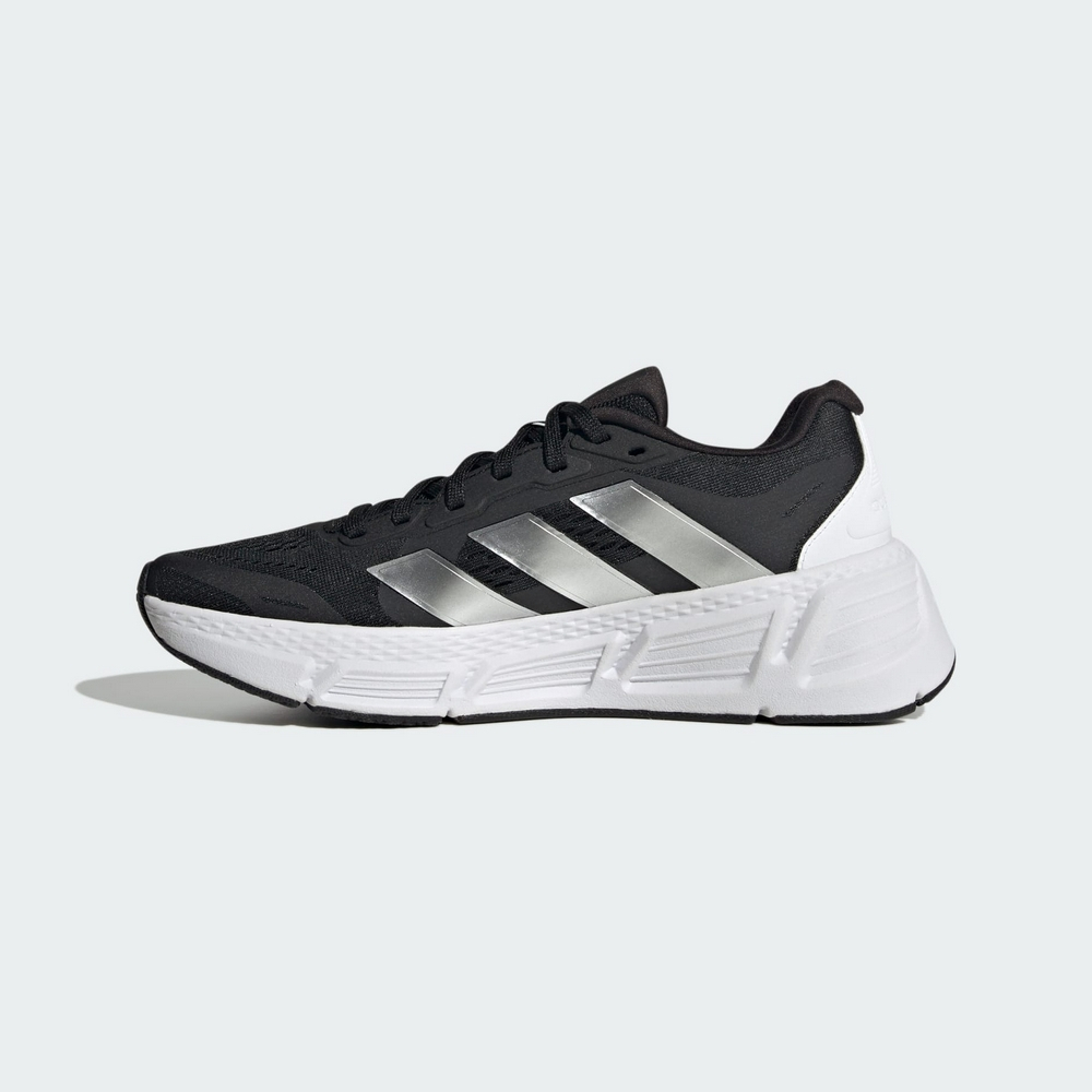 ADIDAS QUESTAR 2 W 女 慢跑鞋 黑白銀 IF2238【S.E運動】