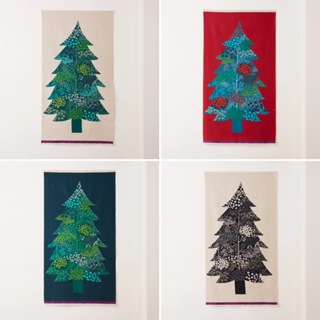 手作森林 日本製 2023 古家悦子 棉麻 聖誕樹 圖案布 聖誕節 echino 設計師 日本布料 日本布 kokka
