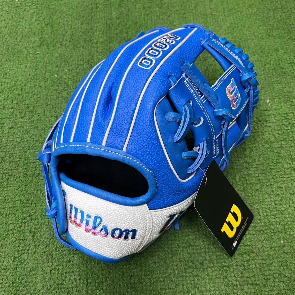 【一軍棒球專賣店】WILSON A2000 棒球手套 內野工字11.5 藍/白WBW100844115(13500)