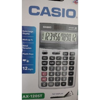 CASIO 卡西歐 AX-120ST 12位元 仰角桌上型計算機