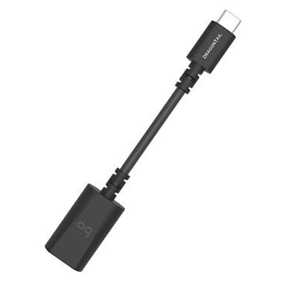 AudioQuest 美國 DRAGONTAIL USB TYPE-C 轉 USBA 短延伸線 2.0 Extender