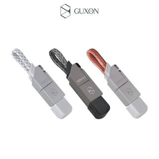 GUXON 古尚 四合一鑰匙圈快充充電線 磁吸 傳輸線 數據線 手機充電線 lightning Type-c PD快充