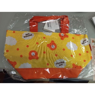 全新的日本MIKI HOUSE雀斑熊手提袋 便當袋