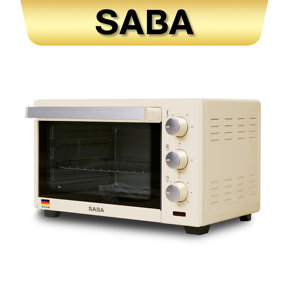 【SABA】20L經典雙層玻璃電烤箱 SA-HT01 電烤箱 烤吐司機 烘培