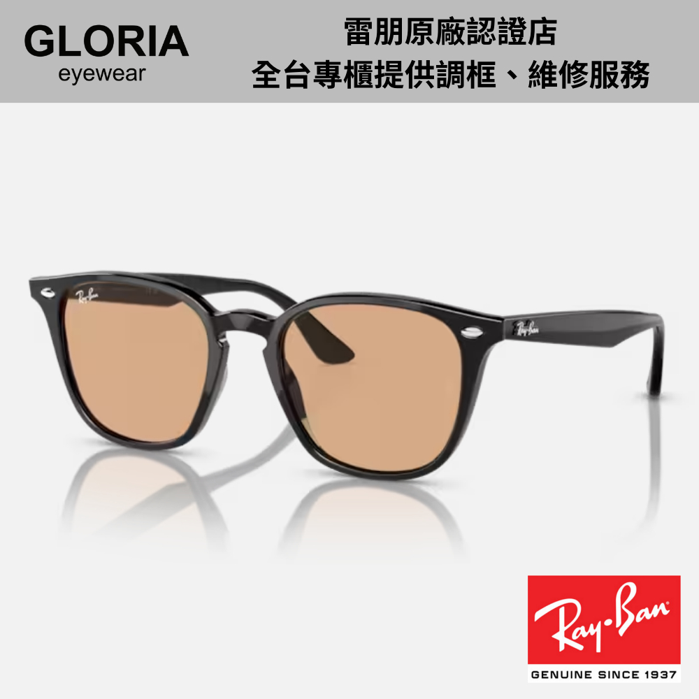 Ray Ban｜膠框太陽眼鏡 RB4258F-601/93 【葛洛麗雅眼鏡】