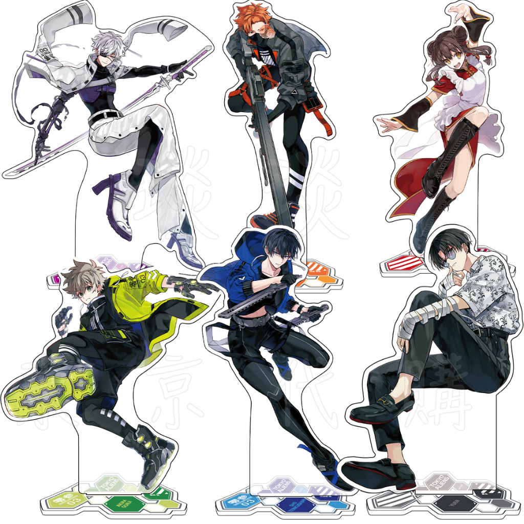 【睦睦代購】現貨日版 東京異星人 展覽會 原畫立牌 郡司晃 天空橋翔 雨宮零士 兵吾夏希 憂炎 明明 撫子萊卡