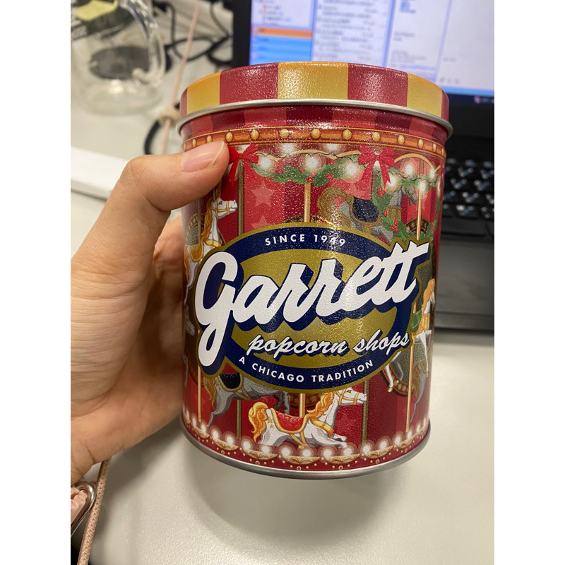 Garrett popcorn 爆米花 鐵桶 空桶 東京2023聖誕節限定款