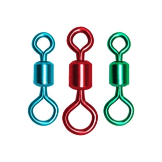【ATARI-X】強力彩色美式轉環 8字環 彩色子母環 | AURA專業品牌釣具館