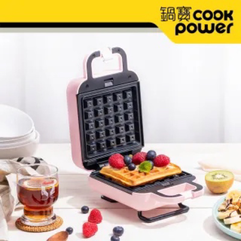 （二手9成新）CookPower 鍋寶 熱壓吐司鬆餅機(MF-1115P)
