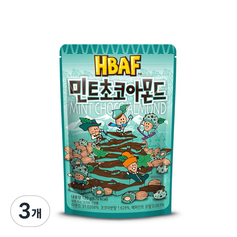 韓國Toms Gilim 杏仁果-薄荷巧克力味(120g)